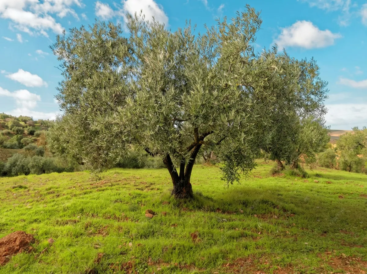 Olive trees in a Spanish field